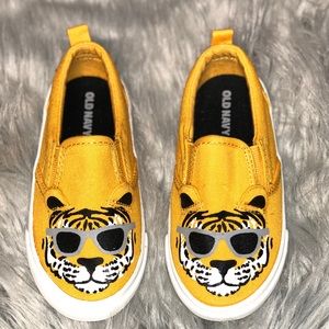 Toddler Tiger Yellow Slip-on shoes